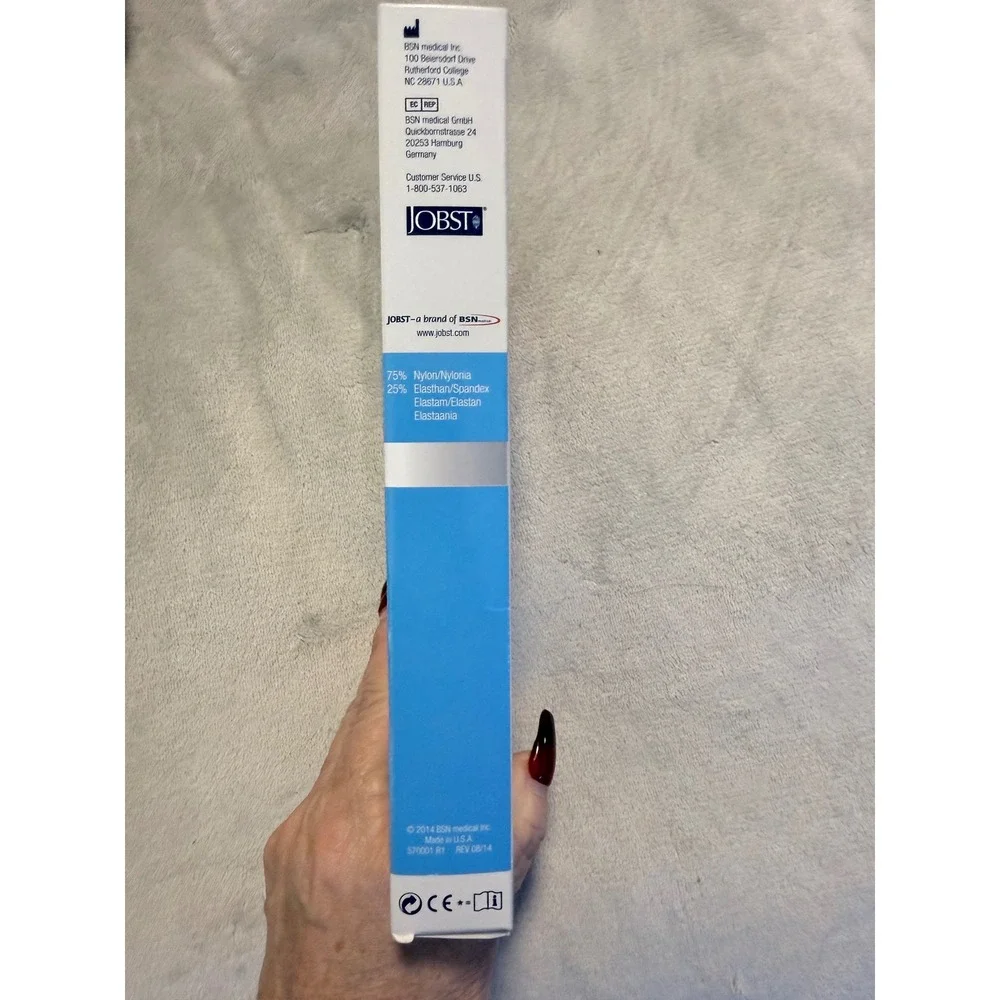 JOBST UltraSheer 15-20 mmHg Medical Compression Knee High Stockings Beige New‎